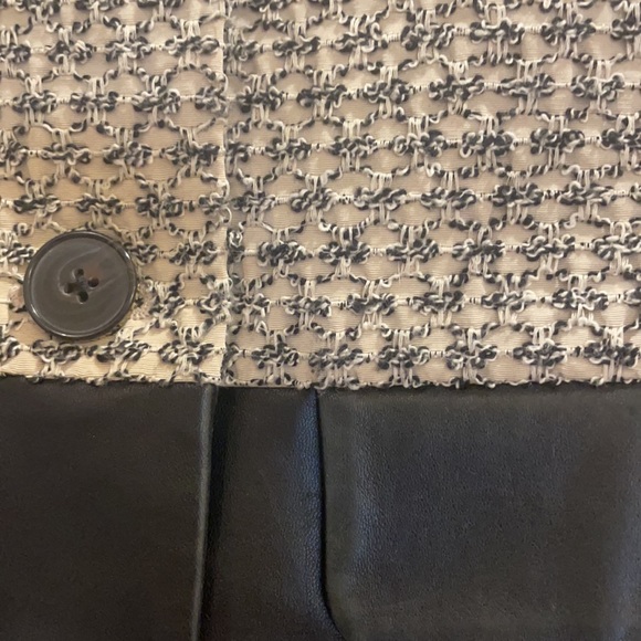 Derek Lam textured and leather blazer - Picture 2 of 6